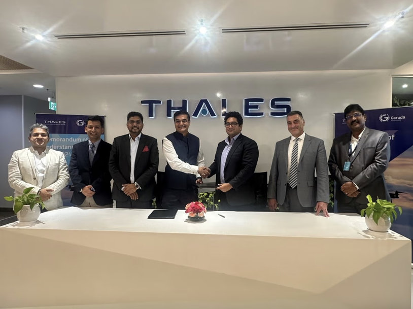 THALES AND GARUDA AEROSPACE SIGN MOU FOR SECURE DRONE OPERATIONS IN INDIA